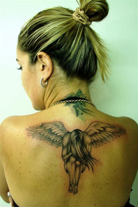 an angel tattoo